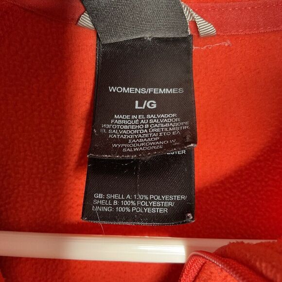 The North Face Sweater Womens Large Mock Neck Half Zip Pullover Fleece Hiking‎ - Picture 4 of 8